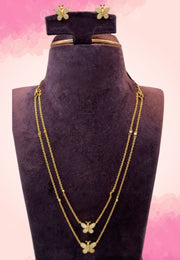 Simple two layer butterfly design chain